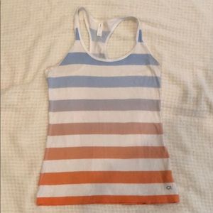 Gap fit striped workout tank